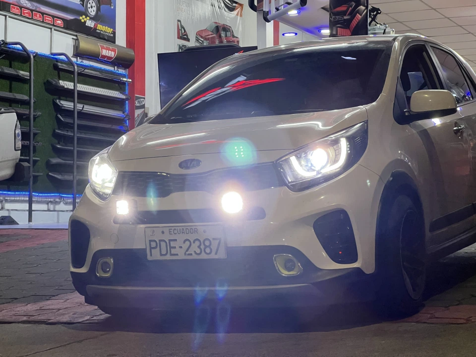 Iluminación para Kia Picanto. Proyecto real Maxmotor 4x4.