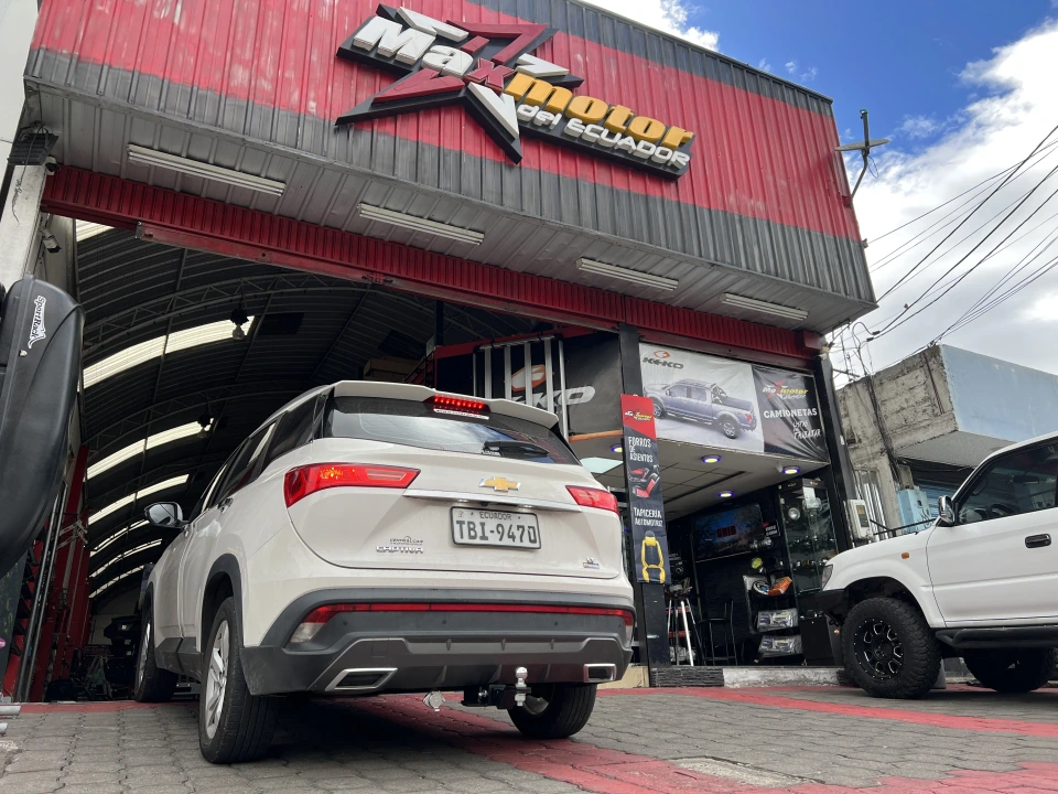 Barras de tiro para Chevrolet Captiva. Proyecto real Maxmotor 4x4.