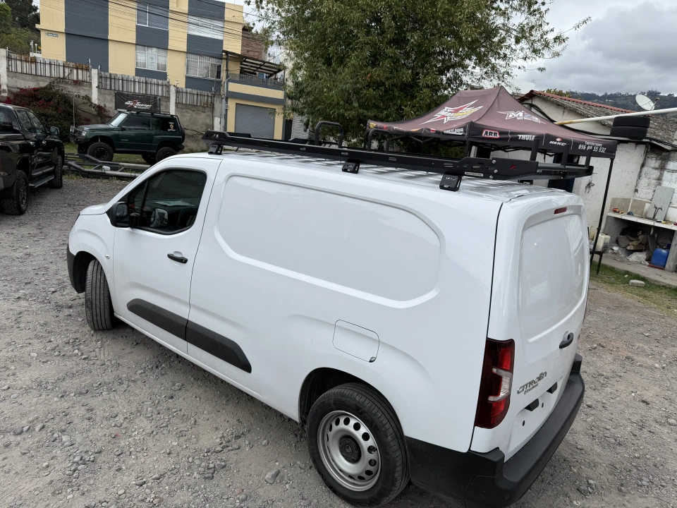 Carga y portaequipaje para Citroën / Peugeot Furgonetas. Proyecto Maxmotor 4x4.