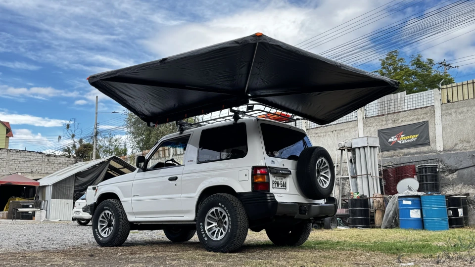 Toldos 270° para Mitsubishi Montero. Proyecto Maxmotor 4x4.